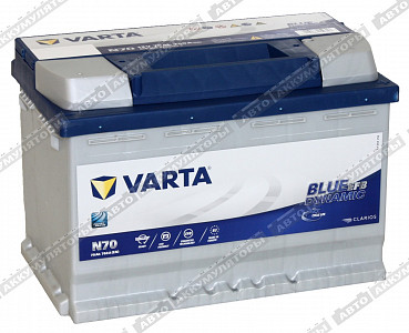 Автомобильный аккумулятор Blue Dynamic EFB 570 500 076 (N70) - фото